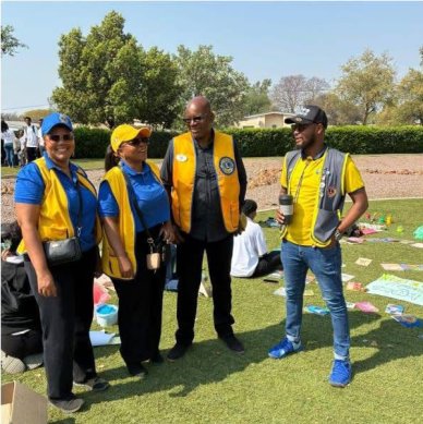 Members at an outdoor children’s activity day
